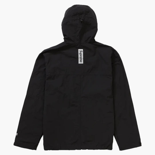 Nejvyšší plná zip facemask bunda černá