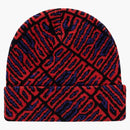 Supreme Funk Spellout Beanie Red
