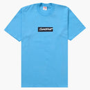 Supreme Futura Box Logo Tee Bright Blue