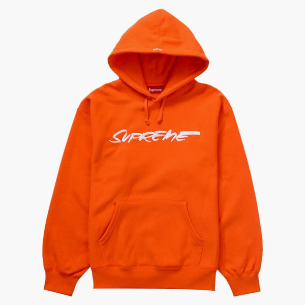 Supreme futura huva tröja ljus orange