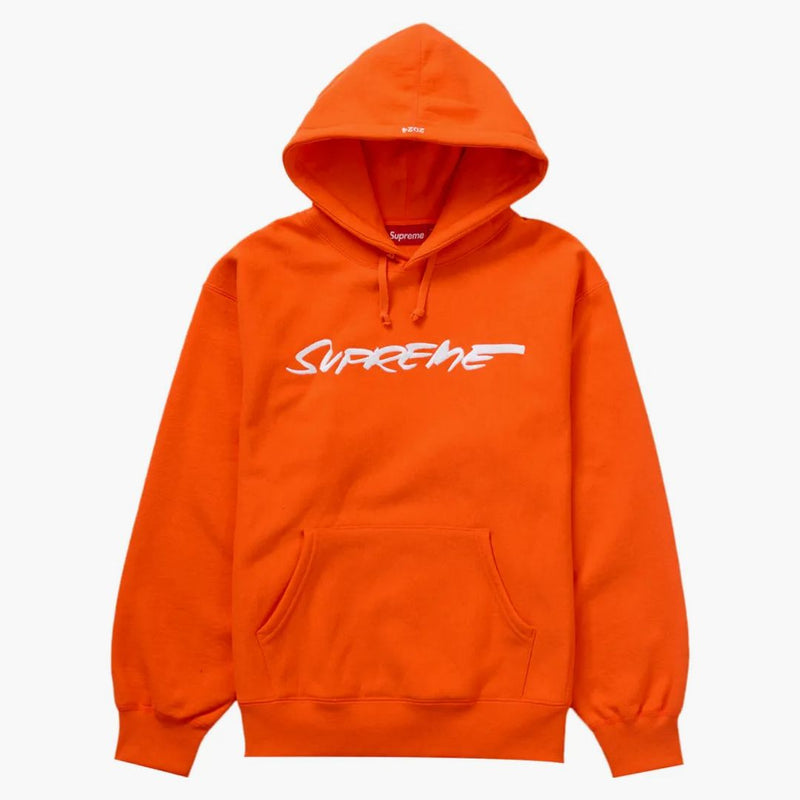 Supreme futura huva tröja ljus orange
