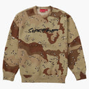 Supreme Futura Logo Crewneck Chocolate Chip Camo
