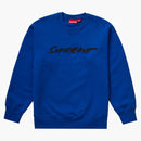 Supreme Futura Logo Crewneck Royal
