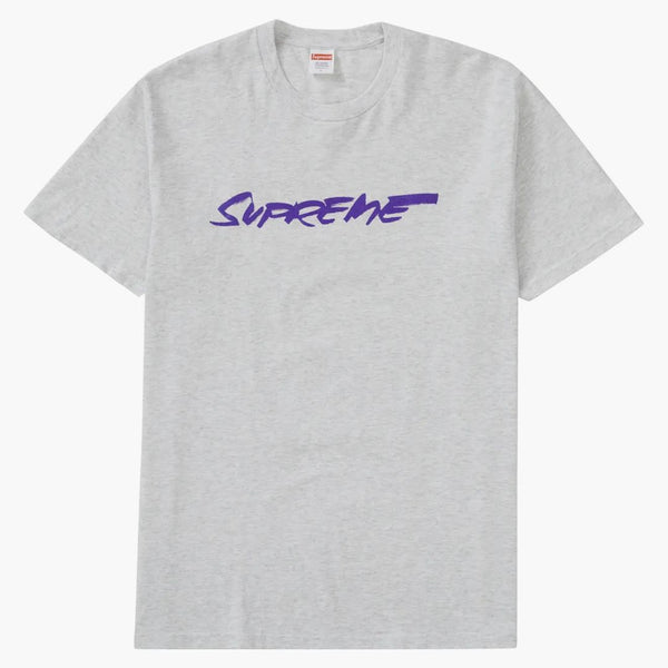 Supreme Futura Logo Tea Ash Gray