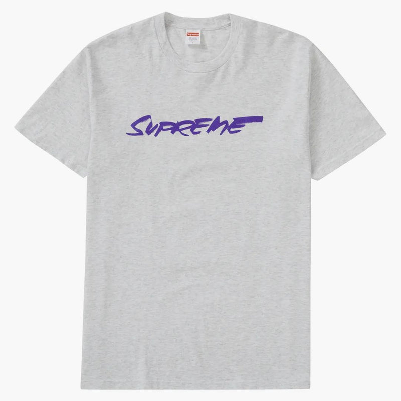 Supreme Futura Logo Tea Ash Gray