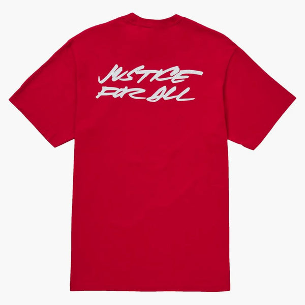 Supreme futura logo tea red