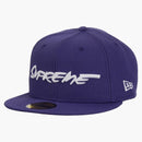 Supreme Futura New Era 59fifty Fitted Hat Dark Purple