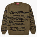 Supreme Futura Sweater Olive