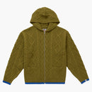 Supreme Goodenough Zip Up Hooded Sweater Olive