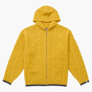 Supreme Goodenough Zip Up Hooded Sweater Yellow