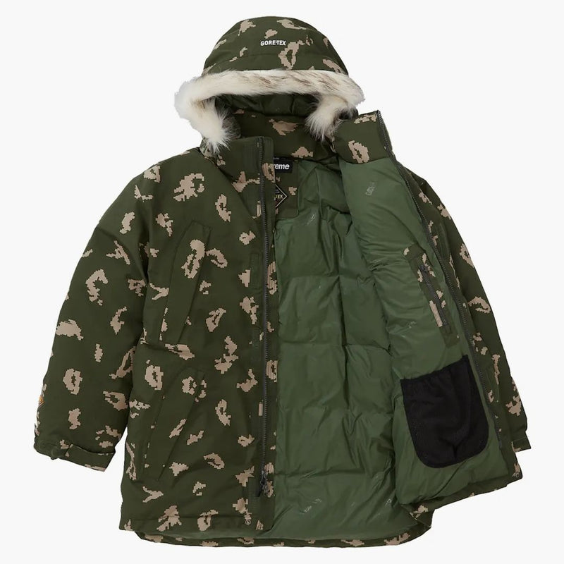 Nejvyšší gore-Tex 700-plnění parka (FW21) Olive Russian Camo