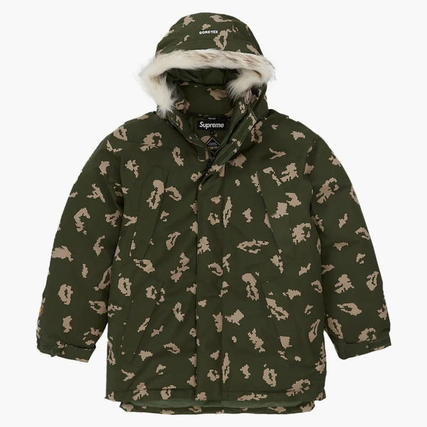Supreme Gore-tex 700-fill Down Parka (fw21) Olive Russian Camo