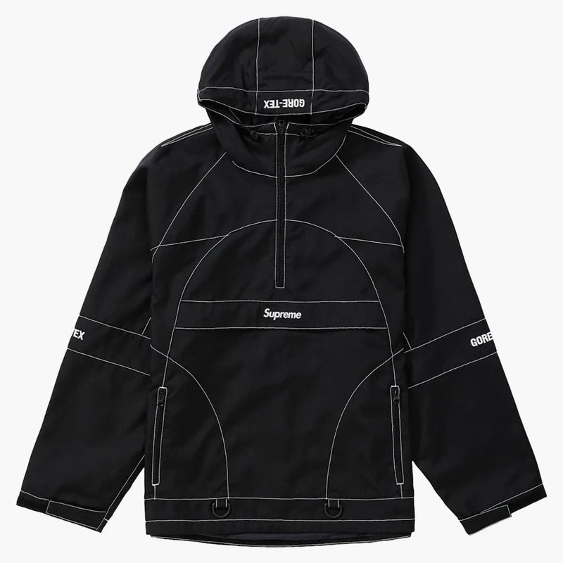 Supreme Gore-tex Contrast Stitch Anorak Black