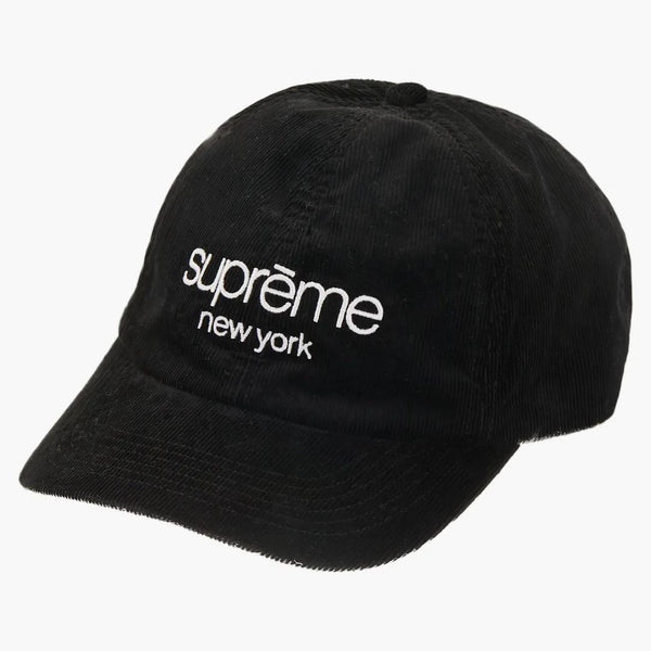 Supreme Gore-Tex Corduroy Classic Logo 6-panel svart