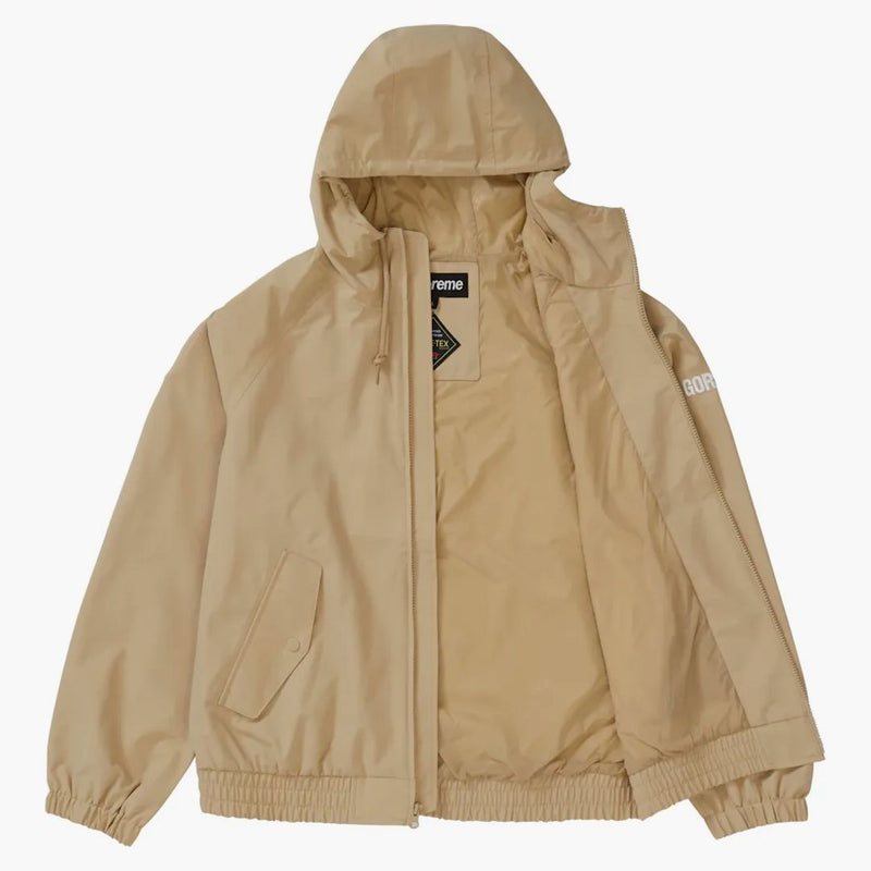 Supreme Gore-tex Hooded Harrington Jacket Tan