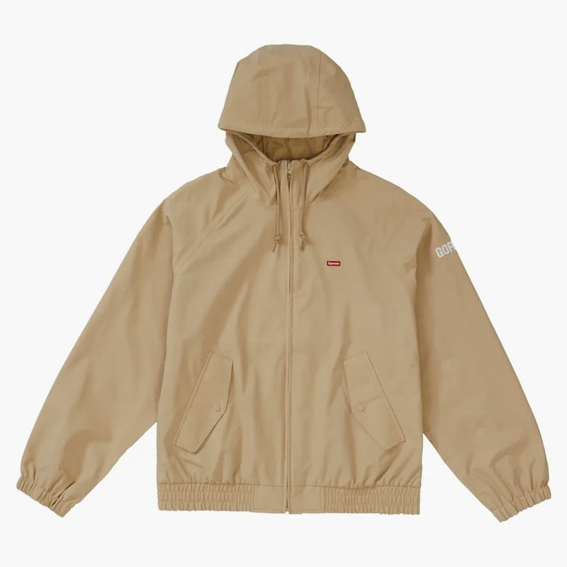 Supreme Gore-tex Hooded Harrington Jacket Tan