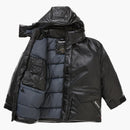 Nejvyšší gore-tex kožená kožená 700 plnění černé parky