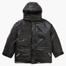 Nejvyšší gore-tex kožená kožená 700 plnění černé parky