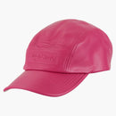 Supreme Gore-Tex Leather Camp Cap Pink