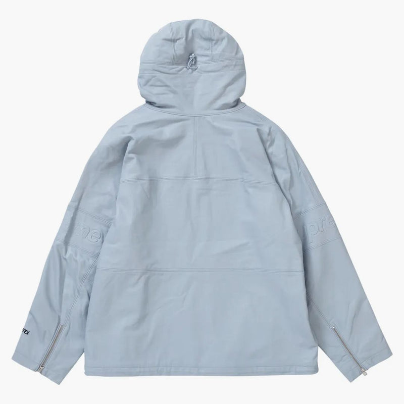 Supreme Gore-tex Leather Jacket Light Grey