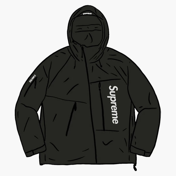 Supreme Gore-tex Paclite Shell Jacket Black