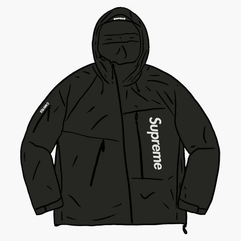 Supreme Gore-tex Paclite Shell Jacket Black