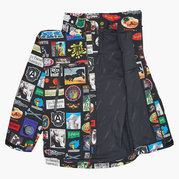Supreme Gore-tex Stickers Shell Jacket (ss21) Black