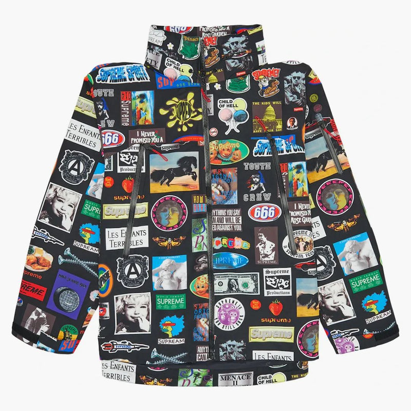 Supreme Gore-tex Stickers Shell Jacket (ss21) Black