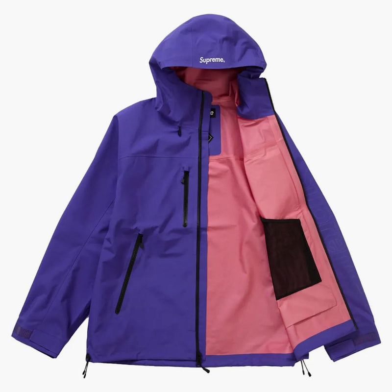 Supreme Gore-tex Taped Seam Shell Jacket Purple