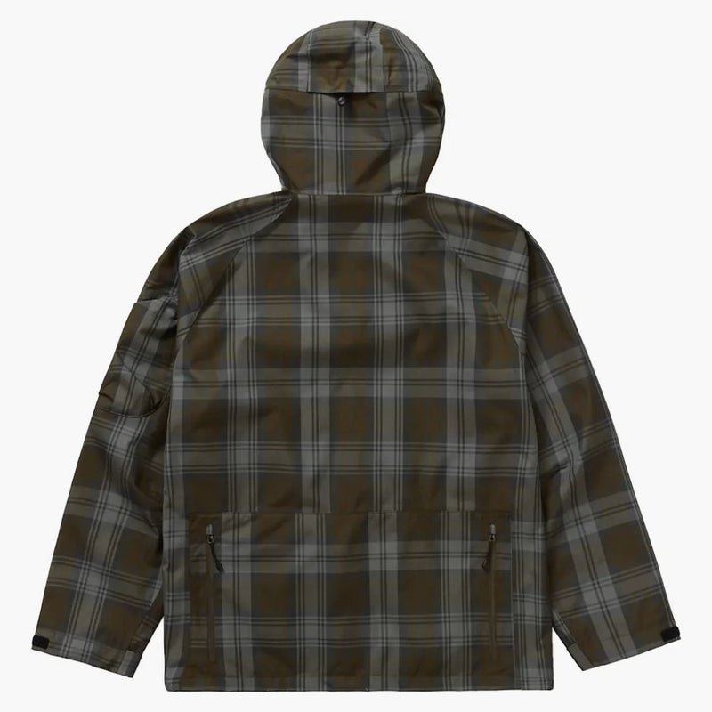 Supreme Gore-Tex Tech Shell Jacket Olive Plaid