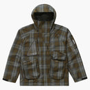Supreme Gore-Tex Tech Shell Kurtka Olive Plaid