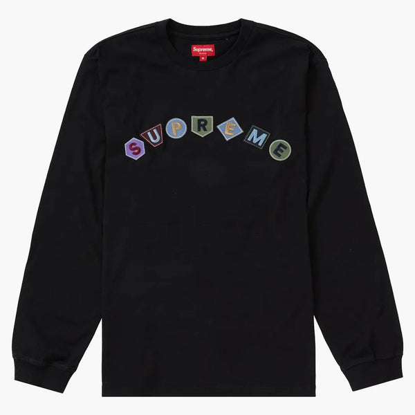 Supremo geo arc l/s top nero