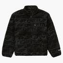 Supreme Geo Reversible Windstop Fleece Jacket Blacket Black