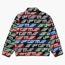 Supreme geo reversible windstopper fleece jacket multicolor