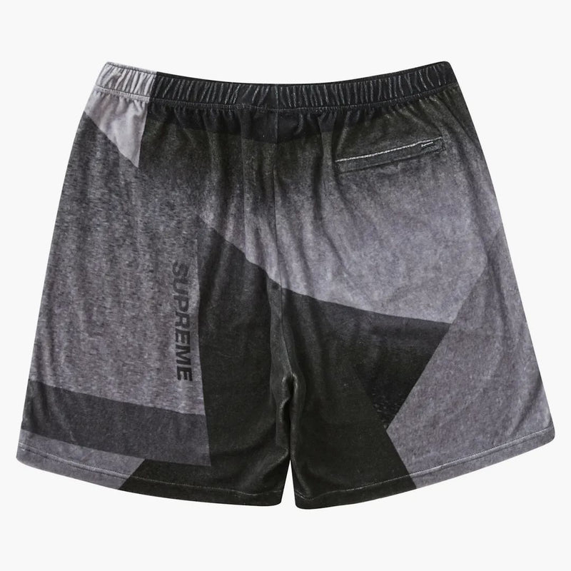 Supreme Geo Velor Short Black