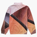 Supreme Geo Velor Track Jacket Pink
