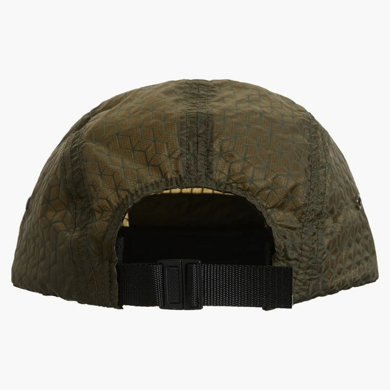 Supremo Geometric Ripstop Camp Cap Olive