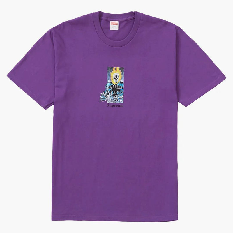 Supreme Ghost Rider Tee Purple
