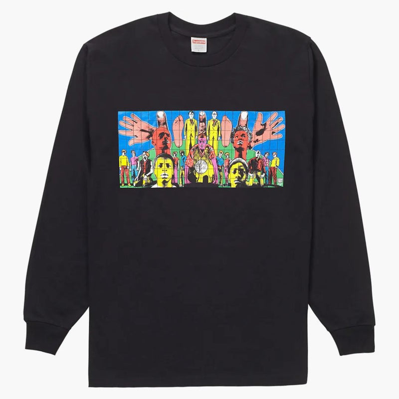 Supreme Gilbert & George Death After Life L/s Tee Black