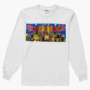 Nejvyšší Gilbert a George Death After Life L/S Tee White