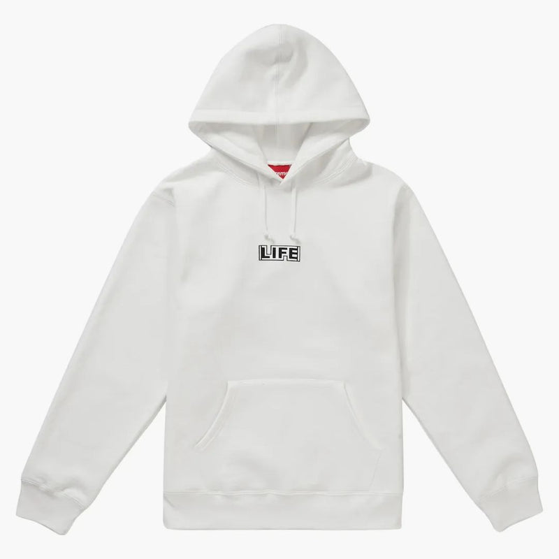 Nejvyšší mikina Gilbert & George Life Hooded White
