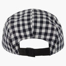 Supreme Gingham Camp Cap Black