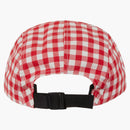 Supreme Gingham Camp Cap Red