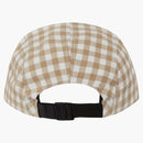 Supreme Gingham Camp Cap Tan