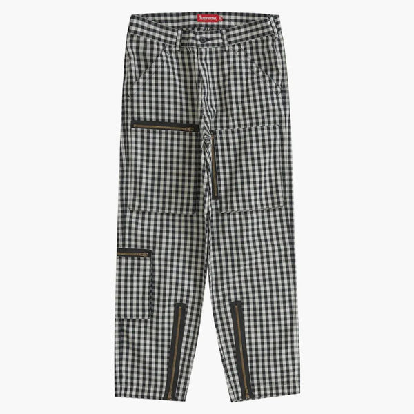 Supreme Gingham Flight Pant Black