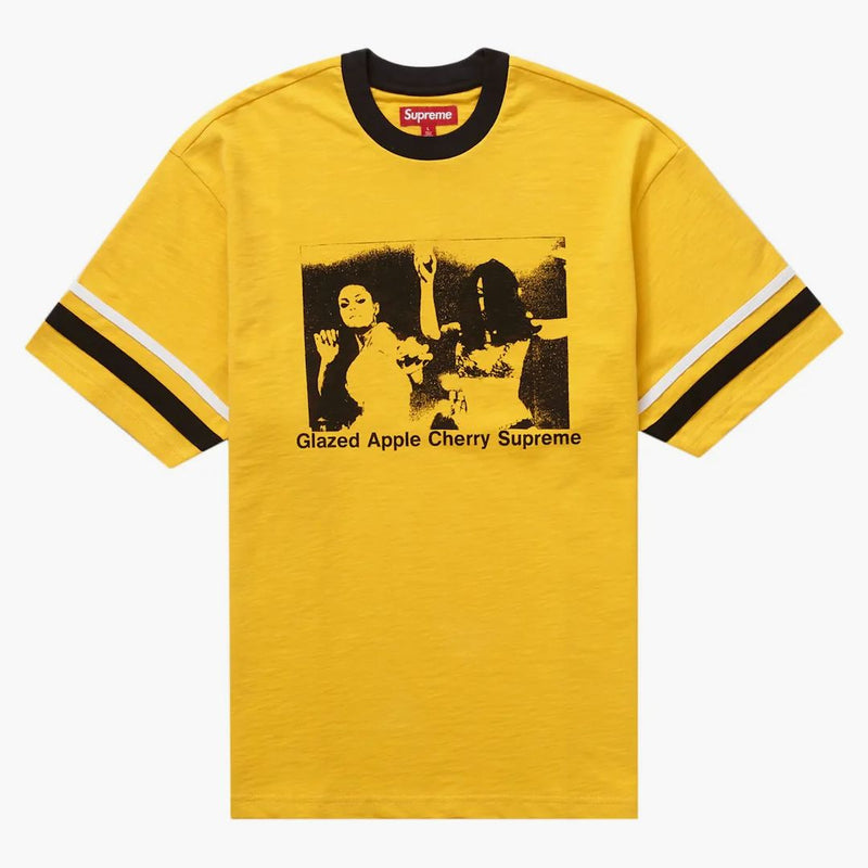 SUPREME GLASED ATLETIC S/S Top Yellow