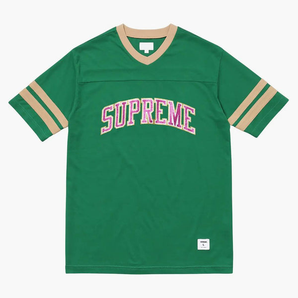 Supreme Glitter Arc Football Top Green
