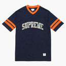 Supreme glitter arc football top navy
