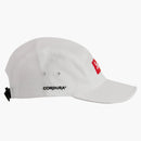 Supreme Glitter Cordura Camp Cap White