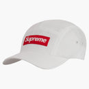 Supreme Glitter Cordura Camp Cap White